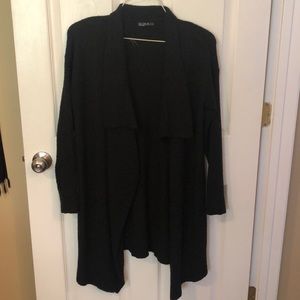 Black long cardigan